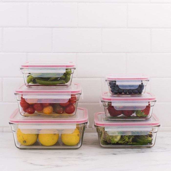 Glasslock Oven Safe Rectangle Food Container - 485ml
