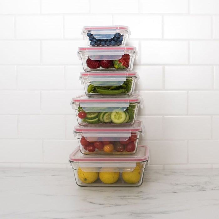 Glasslock Oven Safe Round Food Container - 850ml
